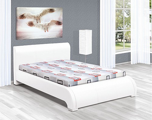 Manželská postel DUNAJ 200x180 cm vč. roštu, matrace 