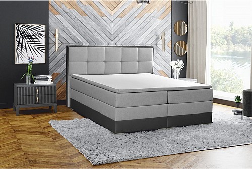 Čalouněná postel HANIA 180x200 cm vč. roštu, matrace a ÚP