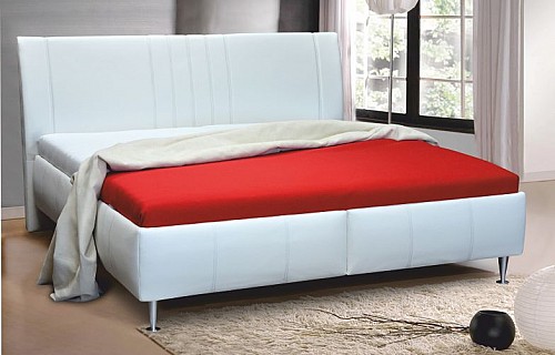 Manželská postel TABITA 2 180 cm vč. roštu a ÚP + kovové nožky