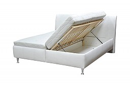 Zvýšená manželská postel LUKRÉCIA 2 180 cm vč. roštu a ÚP