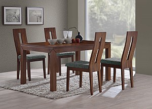 Jídelní set MORIS stůl+NELA židle 1+4