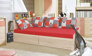 Rozkládací postel s přistýlkou MARKO 90x200 cm včetně roštu