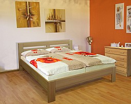 Masivní manželská postel EMILY 180 x 200 cm  bez ÚPželská postel EMILY 180 x 200 cm 